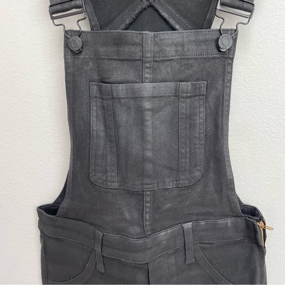 Pistola Black Coated Denim Skinny Overalls size 26 - Picture 5 of 10